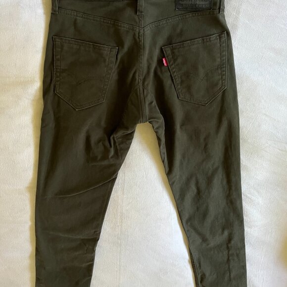 Levi's 511 Men's Commuter Jeans in Olive Green - Picture 5 of 12